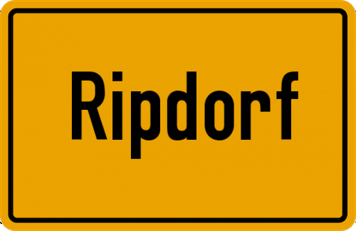 Ortsschild Ripdorf