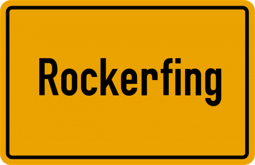 Ortsschild Rockerfing