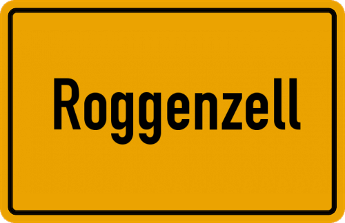 Ortsschild Roggenzell