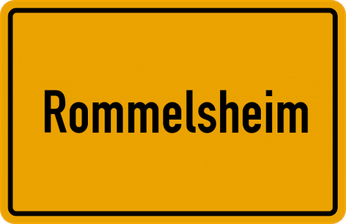 Ortsschild Rommelsheim