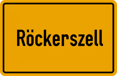 Ortsschild Röckerszell
