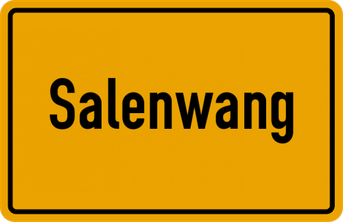 Ortsschild Salenwang