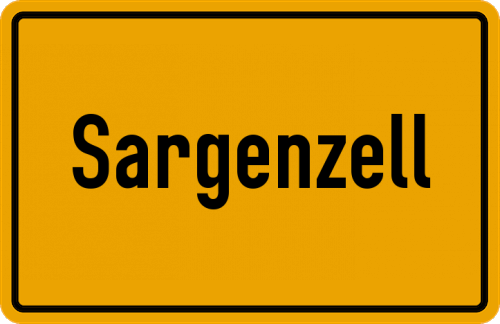 Ortsschild Sargenzell