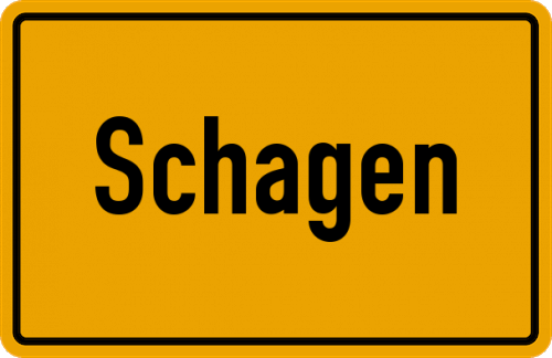 Ortsschild Schagen