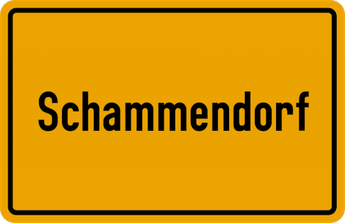 Ortsschild Schammendorf