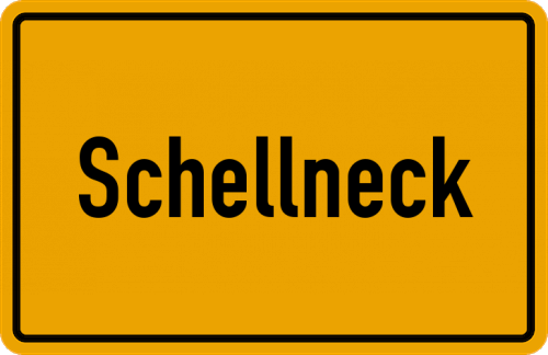 Ortsschild Schellneck