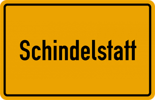 Ortsschild Schindelstatt