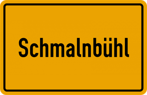 Ortsschild Schmalnbühl, Mittelfranken