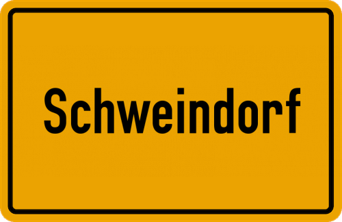 Ortsschild Schweindorf