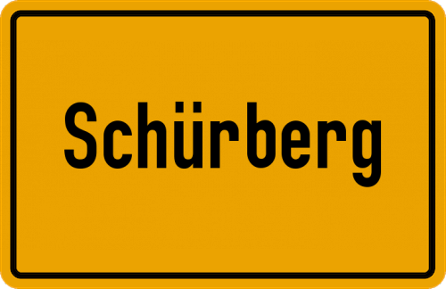 Ortsschild Schürberg