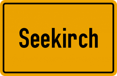Ortsschild Seekirch