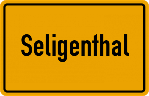 Ortsschild Seligenthal, Siegkreis