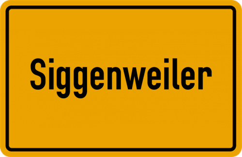 Ortsschild Siggenweiler