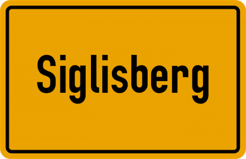 Ortsschild Siglisberg