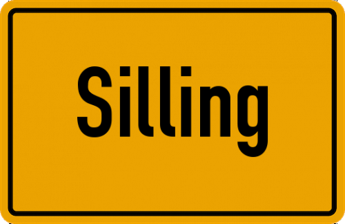 Ortsschild Silling, Kreis Vilshofen, Niederbayern