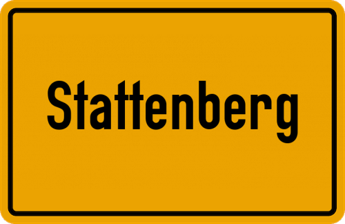 Ortsschild Stattenberg