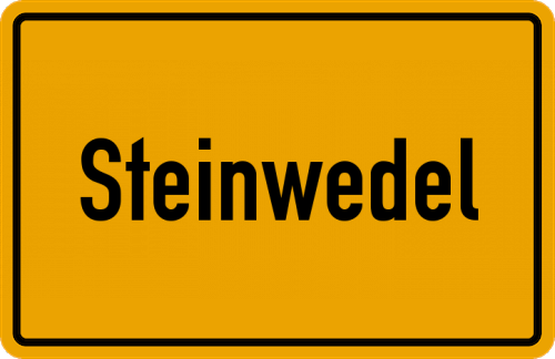 Ortsschild Steinwedel