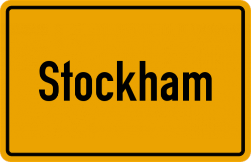 Ortsschild Stockham