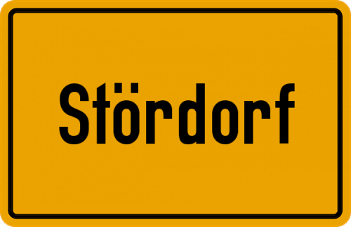 Ortsschild Stördorf