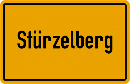 Ortsschild Stürzelberg