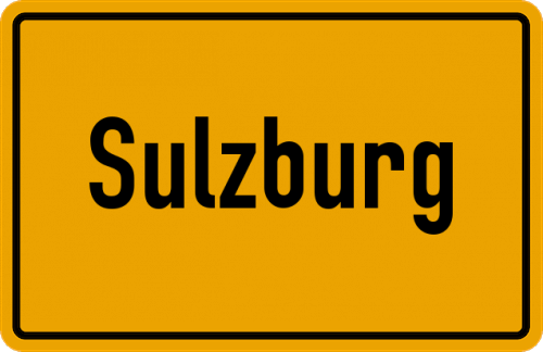 Ortsschild Sulzburg