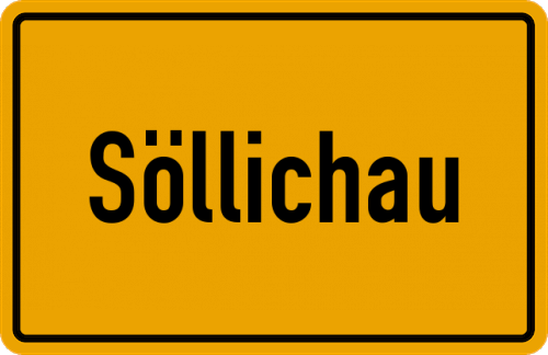 Ortsschild Söllichau