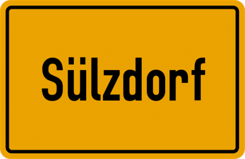 Ortsschild Sülzdorf