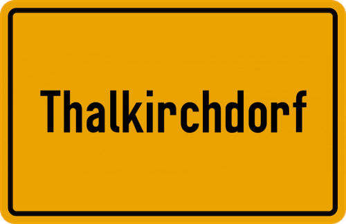 Ortsschild Thalkirchdorf