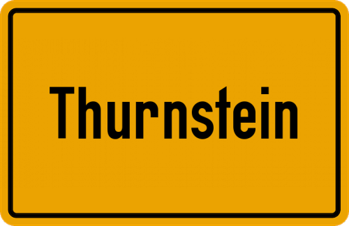 Ortsschild Thurnstein