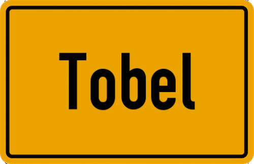 Ortsschild Tobel