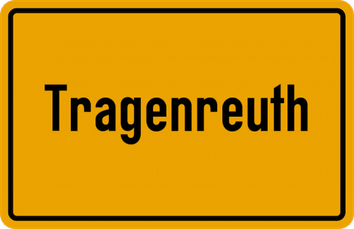 Ortsschild Tragenreuth