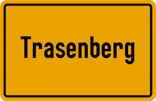 Ortsschild Trasenberg