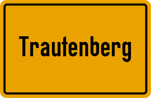 Ortsschild Trautenberg