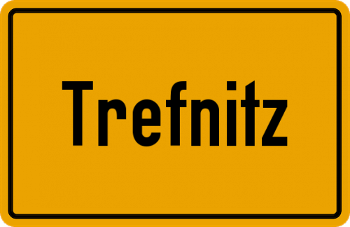 Ortsschild Trefnitz