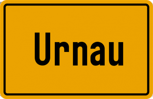 Ortsschild Urnau