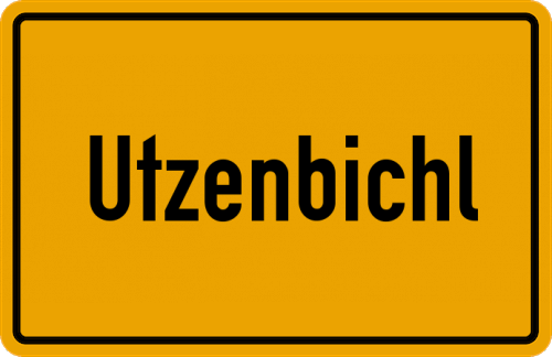 Ortsschild Utzenbichl