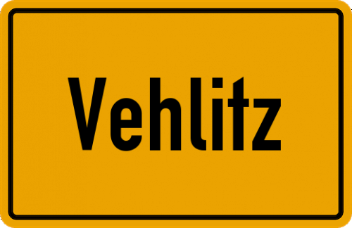 Ortsschild Vehlitz