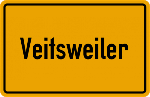 Ortsschild Veitsweiler