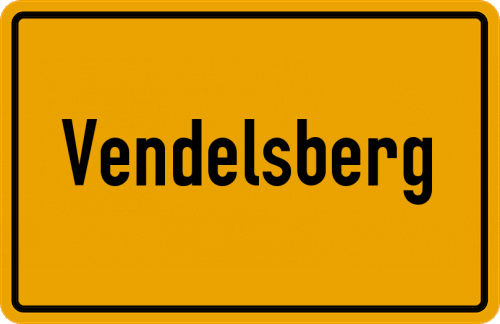 Ortsschild Vendelsberg