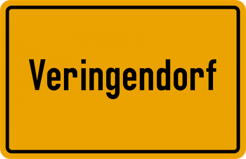 Ortsschild Veringendorf