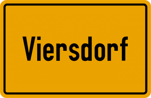 Ortsschild Viersdorf