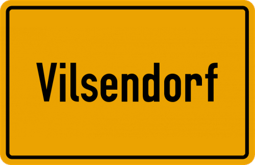 Ortsschild Vilsendorf