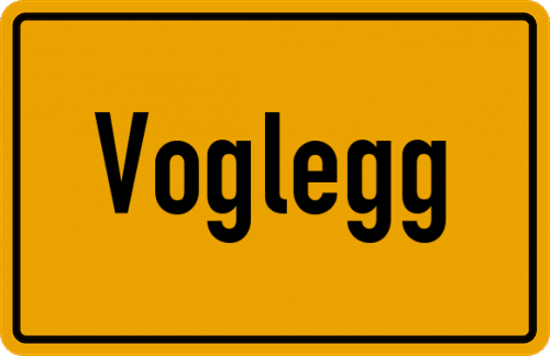 Ortsschild Voglegg