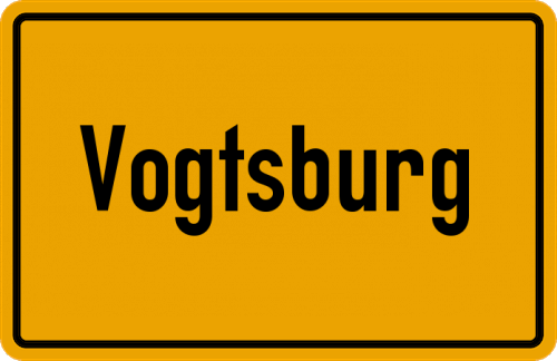 Ortsschild Vogtsburg