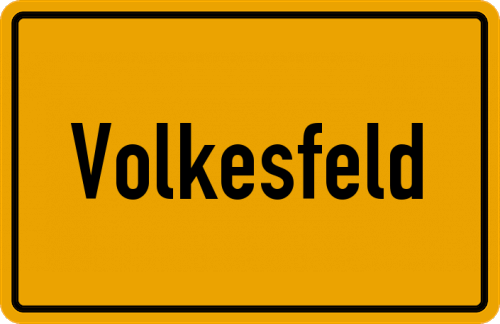 Ortsschild Volkesfeld