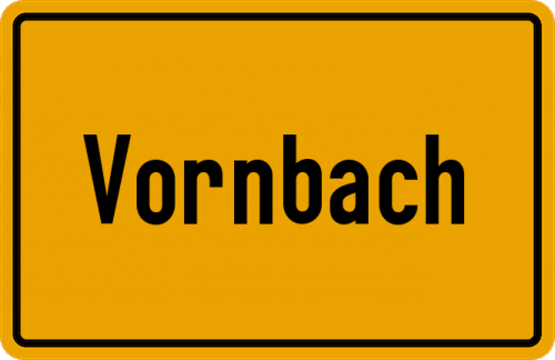 Ortsschild Vornbach