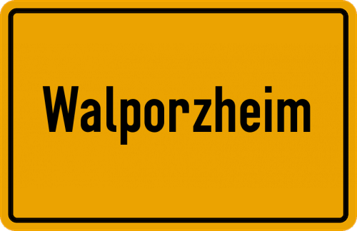 Ortsschild Walporzheim