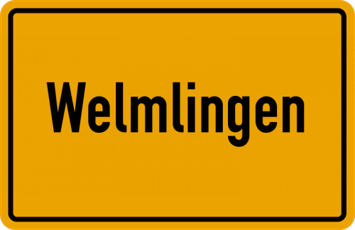 Ortsschild Welmlingen
