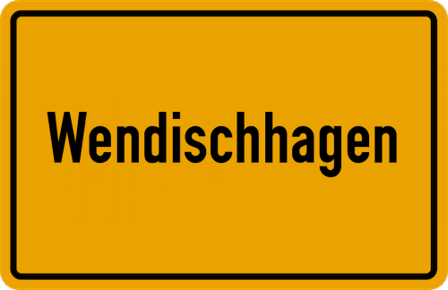 Ortsschild Wendischhagen