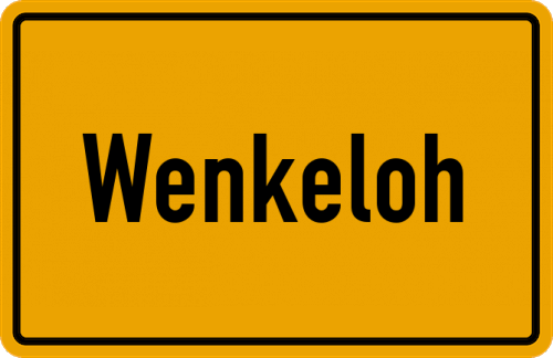 Ortsschild Wenkeloh